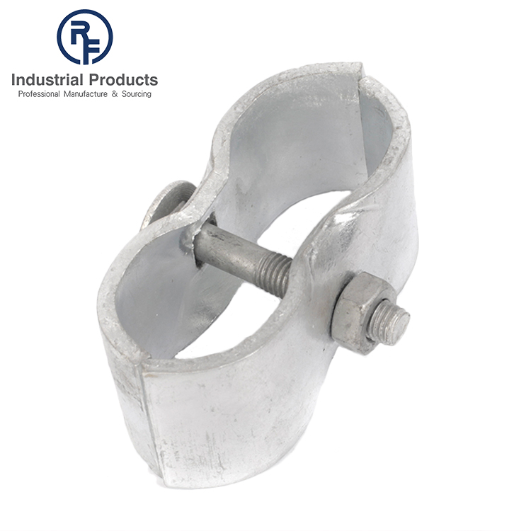 Standard Zinc Fence Fitting Panel Pipe Clamp 