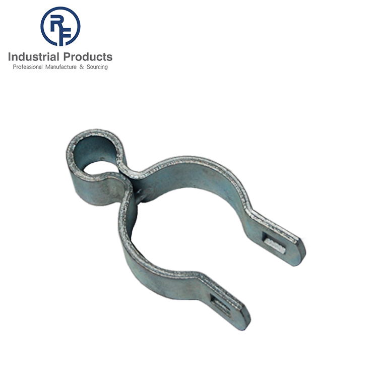RF Plain Or Zinc Plated Bare Or Silver Stainless Steel Pipe Saddle Clamp 