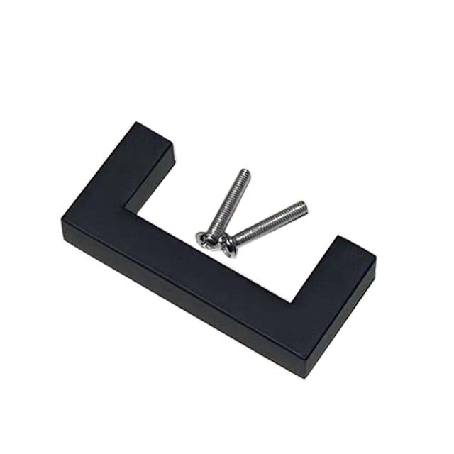 Black Bar Square Pull Handle for Door And Furniture