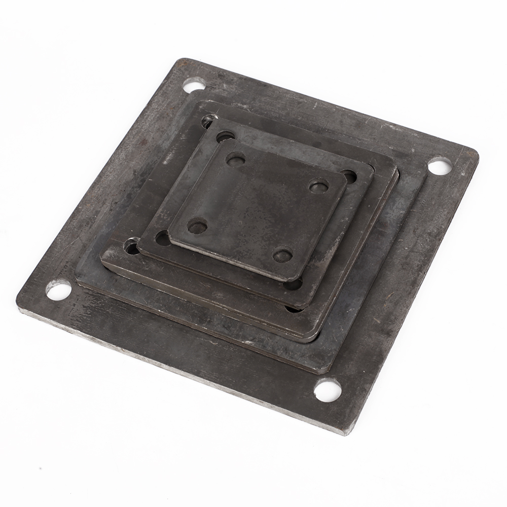Custom Size Steel Base Punch Plate with holes