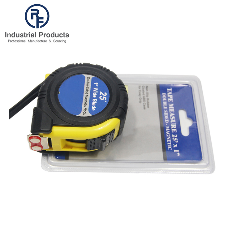 Flexible 25ft Double- Side Rubber Coated Measuring Tapes 