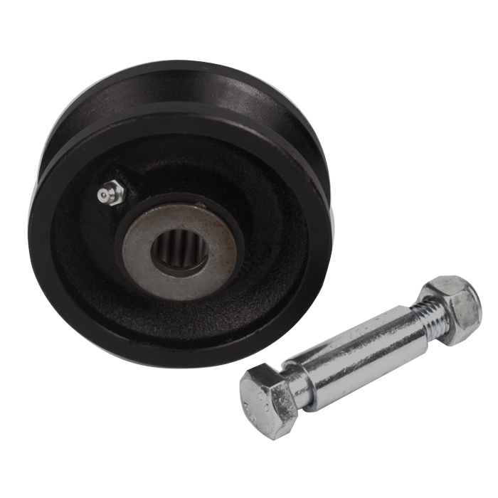 Cast Iron V Groove Wheel with Grease Zert for Sliding Door 