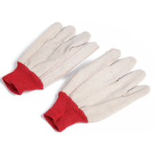 White And Red Oil Field Double Palm 18 Oz Gloves