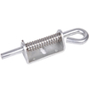 Zinc Plated Spring-Loaded Latch with 7/16" Pin