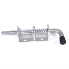 Zinc Plated Spring Loaded Latch with Rubber Grip
