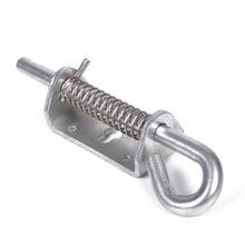 Zinc Plated Spring-Loaded Latch with 7/16" Pin
